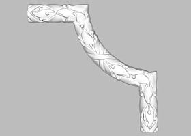 Угловой элемент Decomaster DP 8052 B 35х20х200